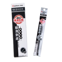 齐心R919，0.7mm中性笔芯-黑色