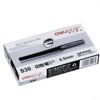 得力s30，耐用舒适中性笔-0.5mm