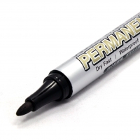 得力6827，油性记号笔