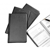 齐心A1556，硬皮名片册，180张