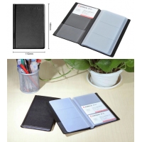 齐心A1556，硬皮名片册，180张