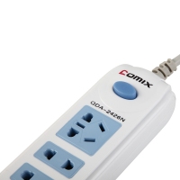 齐心QDA-2426N，安全排插四位*1.5米