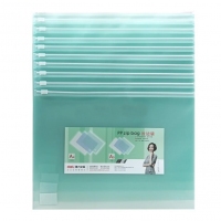 得力5588，拉边袋（10/150/600）拉链袋资料袋 A4文件袋 PP磨砂质感 文件夹整理袋