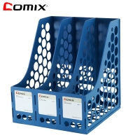 齐心B2113，三格资料架/文件框