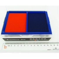 齐心B3730，双色快干印台（大长方形）