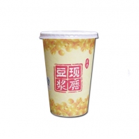 家乐一次性纸杯/豆浆杯-14盎司360毫升现磨豆浆杯带盖（40只装）-360ml