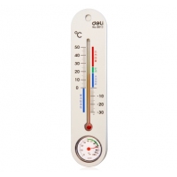 得力9013，室内外温湿度计，温度计