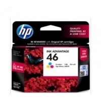 惠普46彩色，原装墨盒750页彩色墨盒，大容量墨盒适用于HP2020hc/252...