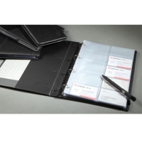 齐心A1612，高级商务名片册，3孔夹480张