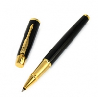 派克 IM纯黑丽雅金夹宝珠笔