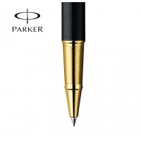 派克 IM纯黑丽雅金夹宝珠笔