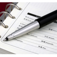 派克 威雅黑色胶杆宝珠笔