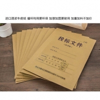A4 进口牛皮纸投标文件袋-（10个装）-技术标
