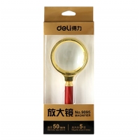 得力9095，5倍金属放大镜-50mm