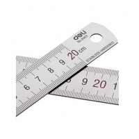 得力8462，20cm钢直尺