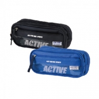 得力3074，三层大容量笔袋（1/24/144）得力笔袋 文具袋 运动时尚笔袋