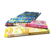 HJ8610 小松树 带皮头三角杆盒装铅笔 12支装