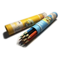 小松树6812，12色筒装彩色铅笔（一口价），绘画涂鸦素描彩铅/彩笔-HJ6812