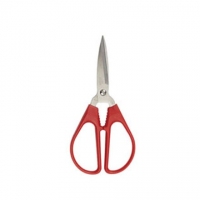 得力6035，剪刀不锈钢/高精度/低摩擦/舒适型剪刀 红色