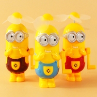 6006 百欣 墨囊钢笔-1+6小黄人风扇组合套装-可擦蓝（1/20/240）