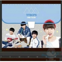 小天使 A4，12格卡通手提风琴包-混装