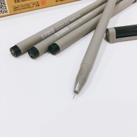 联优808，0.5mm中性笔/全针管（时尚牛皮纸盒系列），优品学生中性笔/黑色/蓝色（Y808