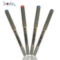 白雪PVN-166,0.5mm针管型走珠笔（爆款一口价）12/72/1728，PVN166直液式走珠笔，全针管型商务考试专用笔，白雪166中高考必备