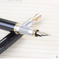 英雄1503钢笔，全金属铱金笔，明尖