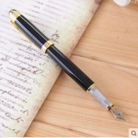 英雄1503钢笔，全金属铱金笔，明尖