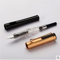 英雄368美人鱼潮时尚钢笔，正姿依金笔，墨水墨囊两用钢笔