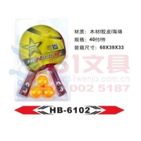 HB6102 恒博 乒乓球拍