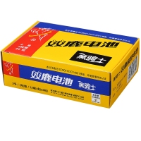 R14P/2S 双鹿 2号黑骑士碳性电池-2粒收缩装