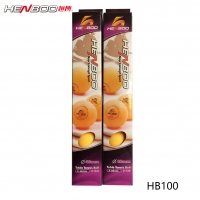 HB100 恒博 无星乒乓球(6只盒装）
