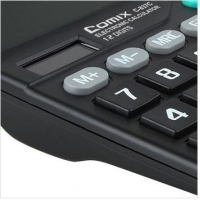 齐心C-837C，超省钱经典计算器（爆款一口价）12位中台办公经典计算器 黑色