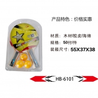 恒博HB6101，乒乓球拍