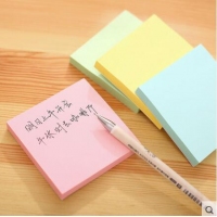 得力9055, 3*3百事贴76*76mm（1/12/216）百事贴留言便利贴告示贴N次贴办公用便条贴便签纸