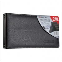 齐心A2102,商务名片册 二段四格/240枚