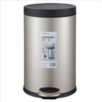 齐心L210，静音脚踏垃圾桶（8L）