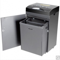 齐心S620 巨无霸24小时全能碎纸机 2×6mm/12张纸/A3/A4规格/80L/四入口/续航24小时