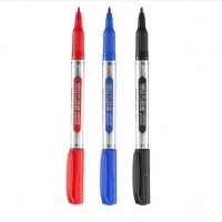 齐心MK804，小双头永久记号笔（12/144/1728）