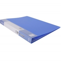 得力5038，40页侧入式资料册（1/12/48）A4/A3通用 A3资料册 A3文件册