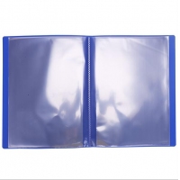 得力5038，40页侧入式资料册（1/12/48）A4/A3通用 A3资料册 A3文件册