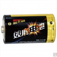R20J 双鹿 1号碱性电池-1粒卡装