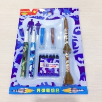 6009 百欣 墨囊钢笔-2+6导弹笔/夜光笔组合