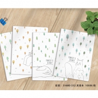 本子铺31680-000，16K80型英语胶套本（随机混装）