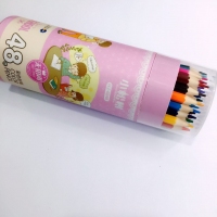 小松树6848，48色筒装彩色铅笔（一口价），绘画涂鸦素描彩铅/彩笔-HJ6848