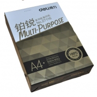 得力7118, 铂锐复印纸，80gA4多功能静电复印纸（8包装）打印纸/传真纸