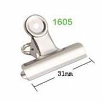 天文1605,5号银色圆头票夹（筒装）