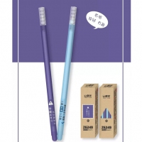 联优6249,0.38mm全针管卡通中性笔/学生中性笔(学霸在学习)