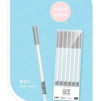 联优6244,0.35mm全针管卡通中性笔/诗华精品学生中性笔(炫彩生活)